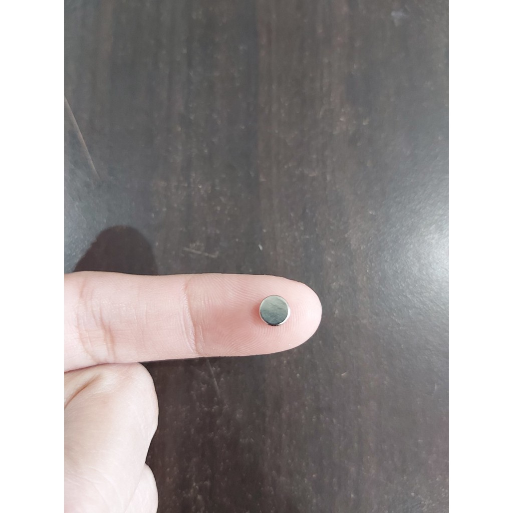 Nam châm viên nhỏ 5x2mm, 5x3mm, 5x4mm, dán sau vật để gắn vật