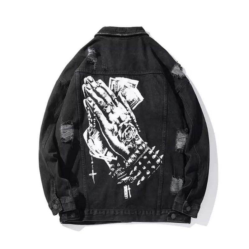 Áo khoác jeans denim jacket unisex in