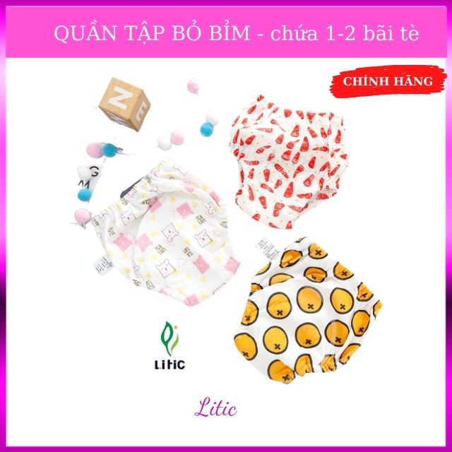 Quần tập bỏ tã 6 lớp Goodmama cao cấp cho bé - Đủ size từ 6-15kg - Giao màu ngẫu nhiên