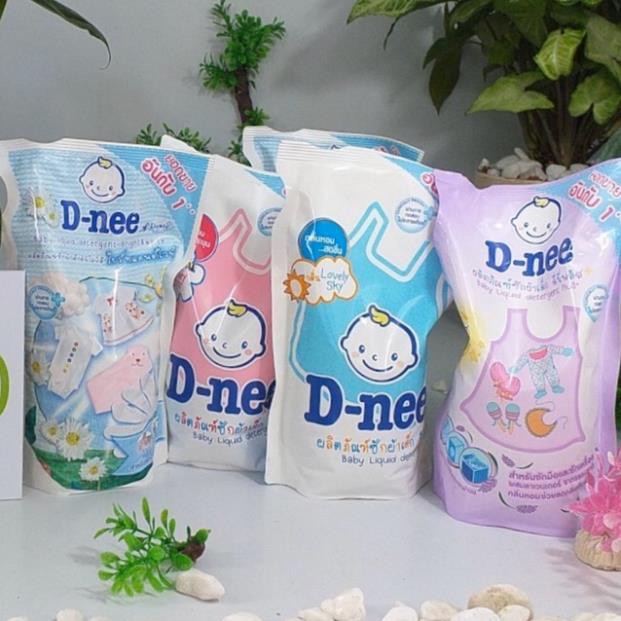 Nước giặt xả Dnee túi 600ml đủ màu