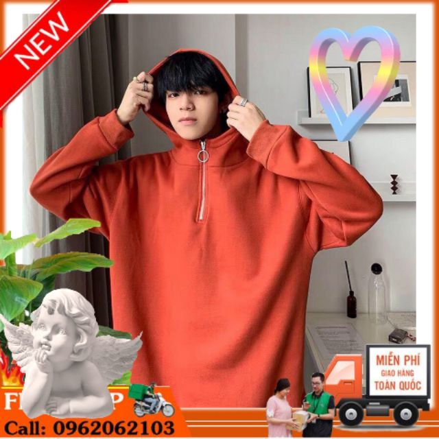 (FREESHIP) ❤ (đủ Size M,L,XL) Áo HOODIE UNISEX phối zip cực hot