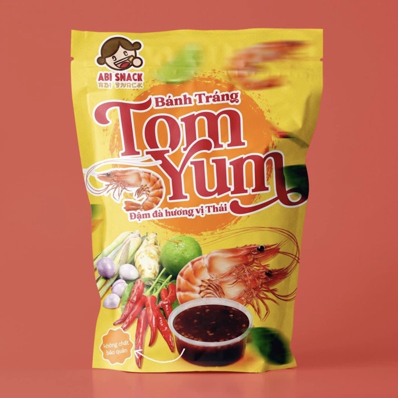 [SẴN SLL] [FREESHIP TỪ 50K] BÁNH TRÁNG TOMYUM ĐẬM ĐÀ HƯƠNG VỊ THÁI LAN - ABI’S SNACK