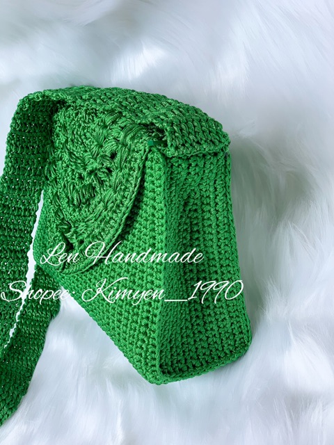 Túi len sợi, túi xách len sợi, túi đeo chéo, túi handmade cao cấp