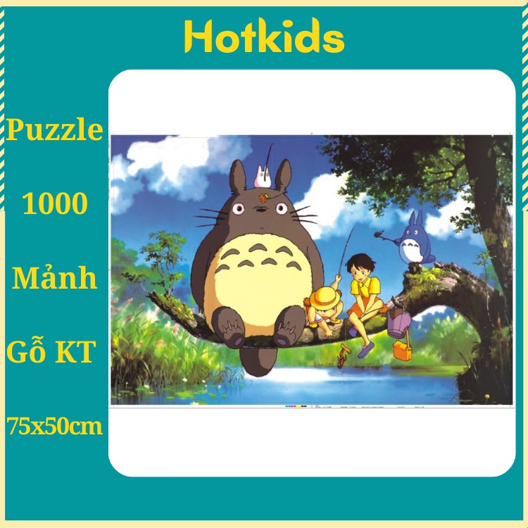 Tranh Ghép Hình 1000 Mảnh Gỗ Có Kèm Keo Gắn KT 75x50/ Jigsaw Puzzle 1000 pcs - 10.027