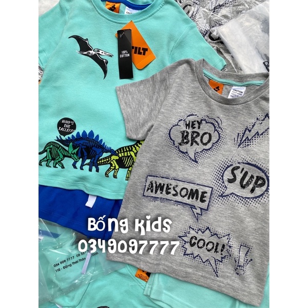 Bộ Hè Bé Trai In Hình TILT