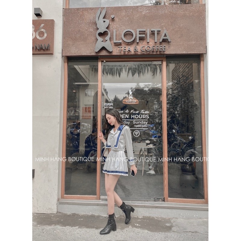 Set Thuỷ Thủ , chân váy , chất liệu trượt hàn (Ảnh thật) ( VMH003 ) | BigBuy360 - bigbuy360.vn