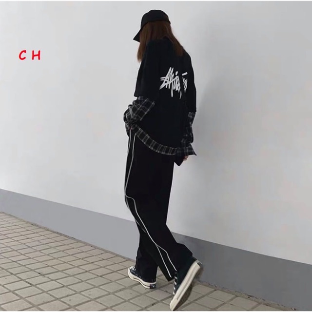 Quần 2 mí ống xuông
