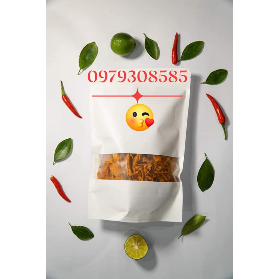 Khô heo, khô lợn cháy bơ tỏi sợi to 100gr loại đặc biệt cay vừa, đồ ăn vặt Hà Nội | BigBuy360 - bigbuy360.vn