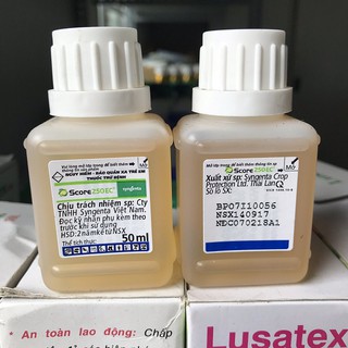 SCORE 250EC – THUỐC ĐẶC TRỊ BỆNH PHẤN TRẮNG, BỆNH MỐC SƯƠNG CHO CÂY TRỒNG (50ml)