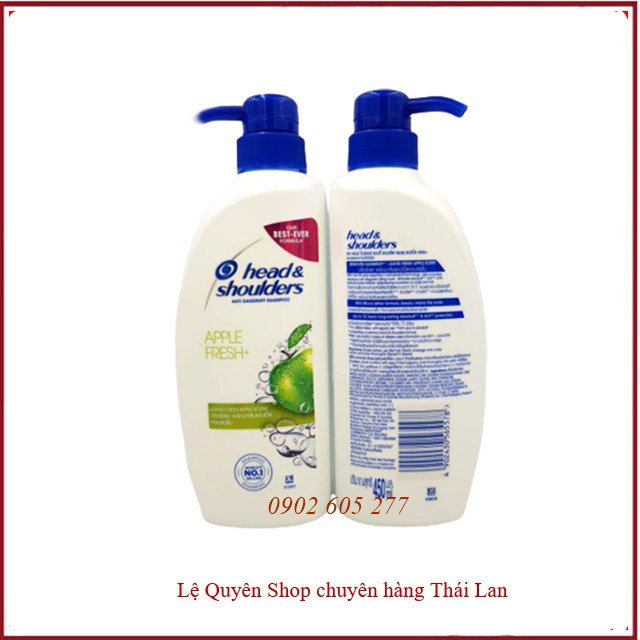 [hàng chính hãng]Dầu gội head and shoulder Thái Lan 450ml