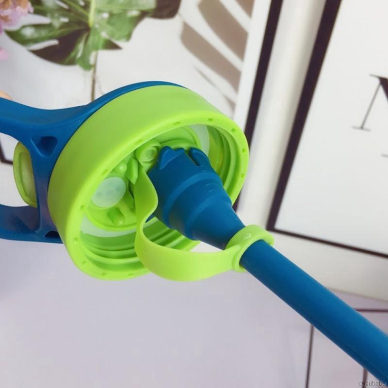 Bình Nước Hình Khủng Long Dung Tích 480ml Kèm Ống Hút Cho Bé