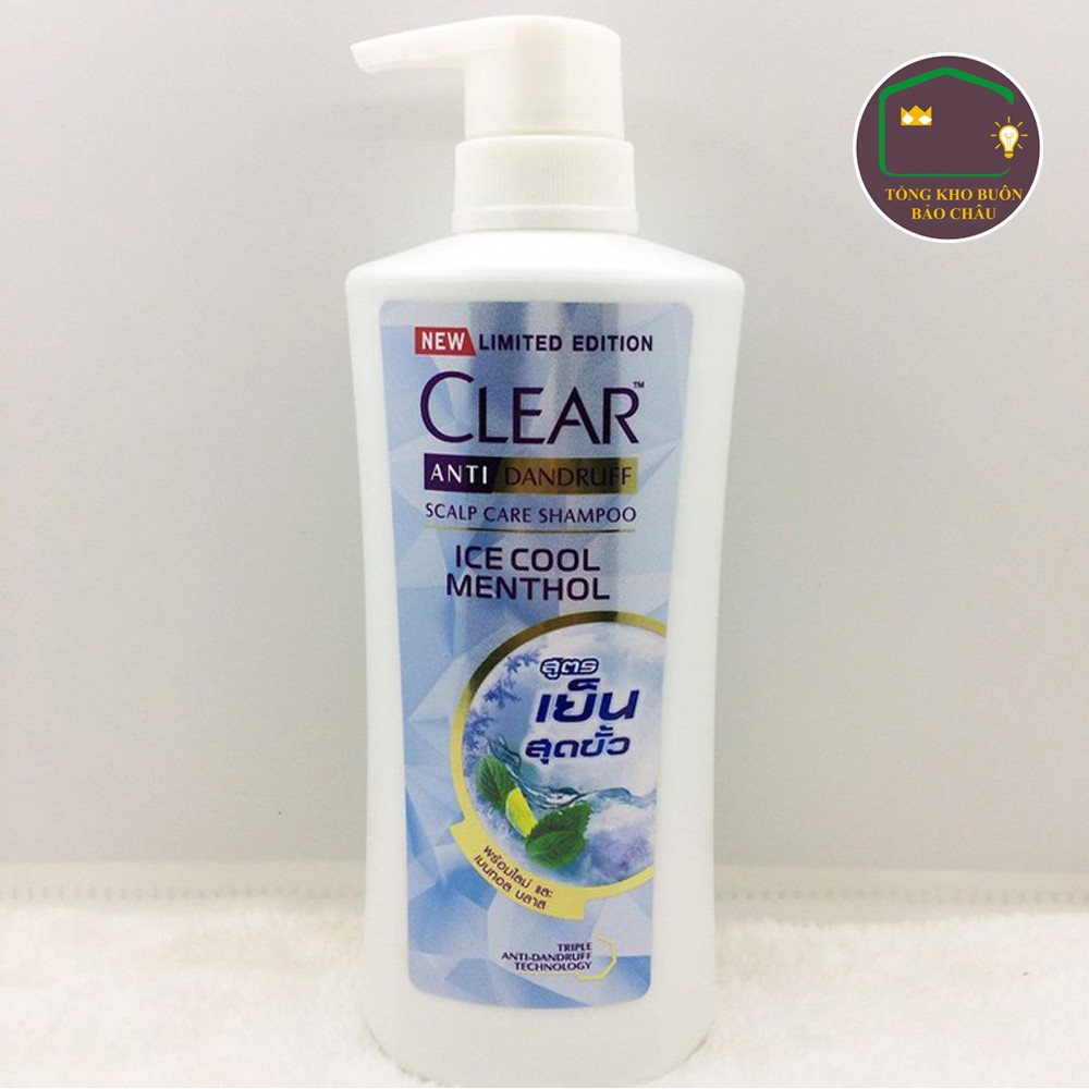 Dầu gội Clear Bạc Hà Thái Lan 480ML