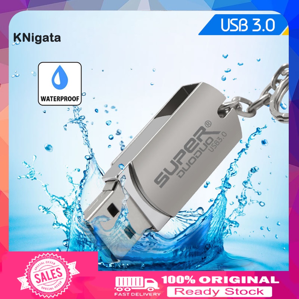 Ổ Đĩa Usb 3.0 4 / 8 / 16 / 32 / 64gb Bằng Kim Loại Có Móc Khóa