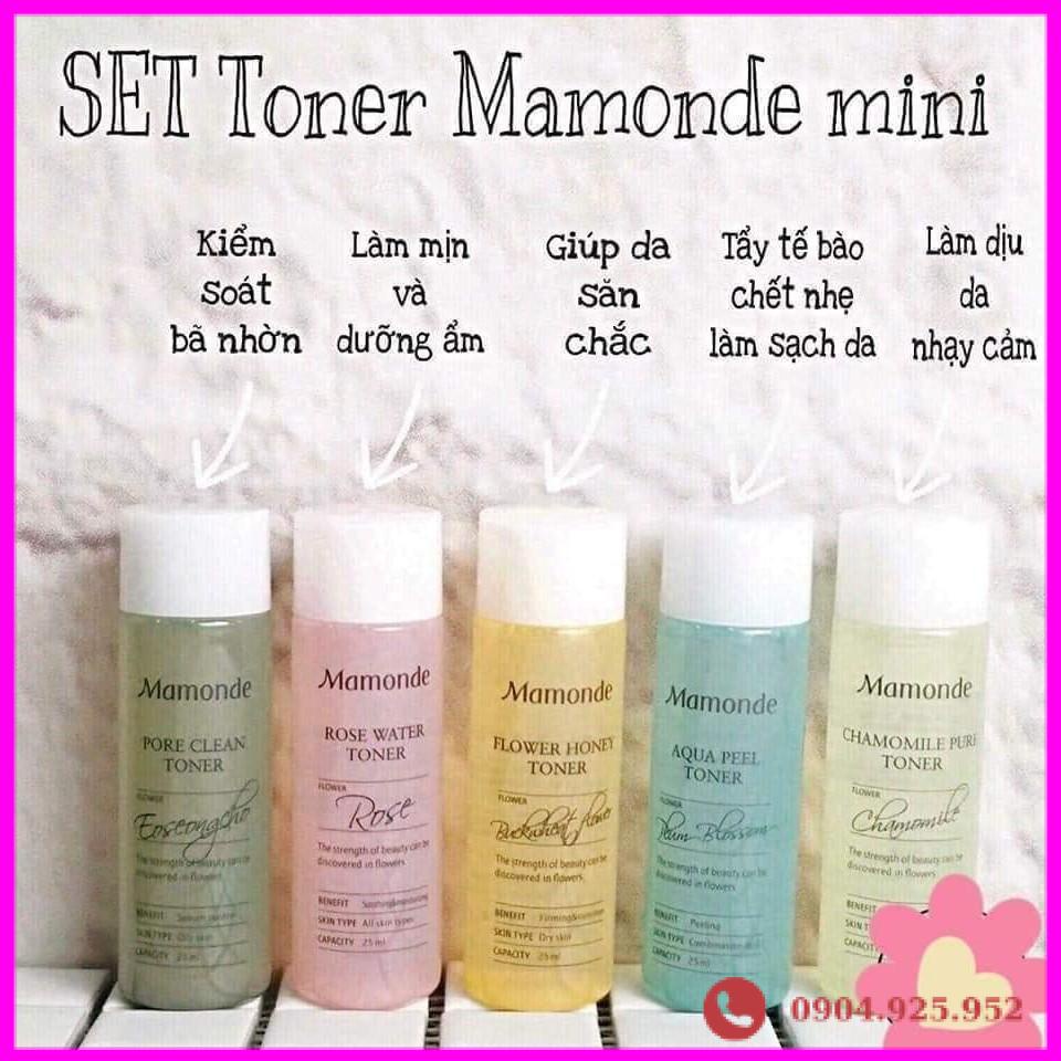 Nước hoa hồng mamonde mini