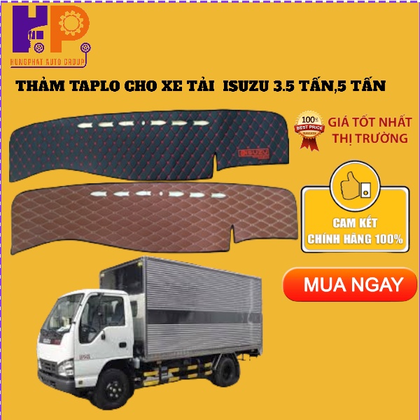 Thảm TAPLO Xe Tải ISUZU 5 tấn - ISUZU 3.5 tấn - ISUZU Đầu Vuông[PHỤ KIỆN XE Ô TÔ, XE HƠI ]