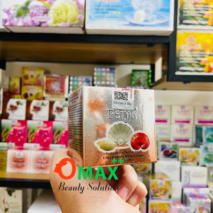 Combo Kem dưỡng trắng da Feiya Ultra Radiant White Cream ban Ngày - 30g và Serum Feiya Whitening EGF 5ml