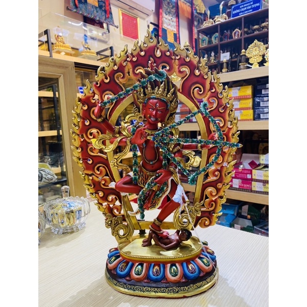 [PBMC]TƯỢNG ĐỒNG KURUKULLEY NEPAL 38cm(đã yểm)