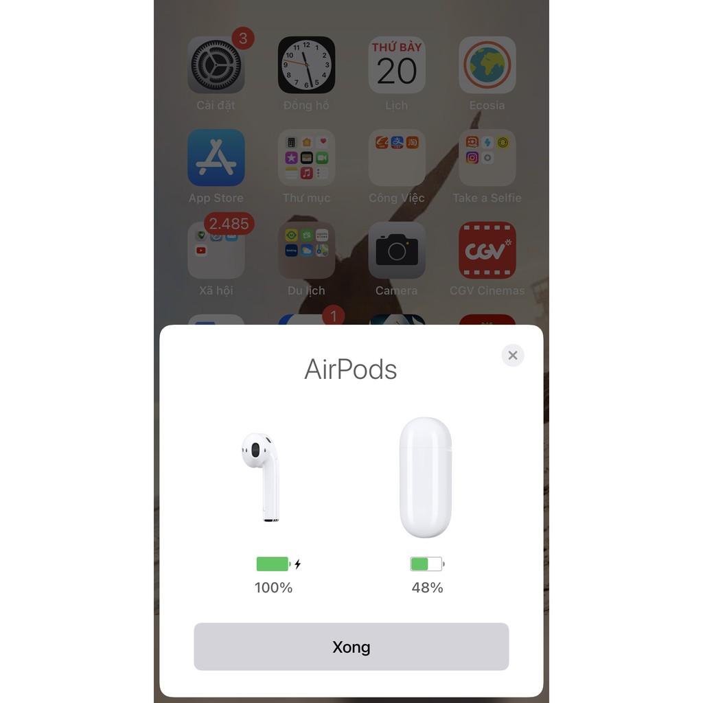 Tai Nghe Không Dây Airpods 2 Check Setting -  Định Vị - Đổi Tên - Sạc Không Dây - Tháo Tai Dừng Nhạc | BigBuy360 - bigbuy360.vn