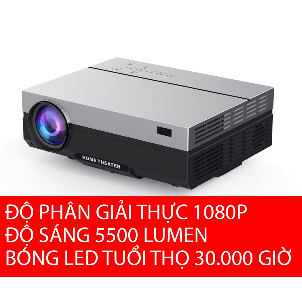 Máy chiếu AUN Salange M18 phân giải thực 1080p 5500 LUMENS 150w