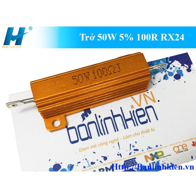 Trở Công suất 50W 5% RX24 (3.3R-100R)