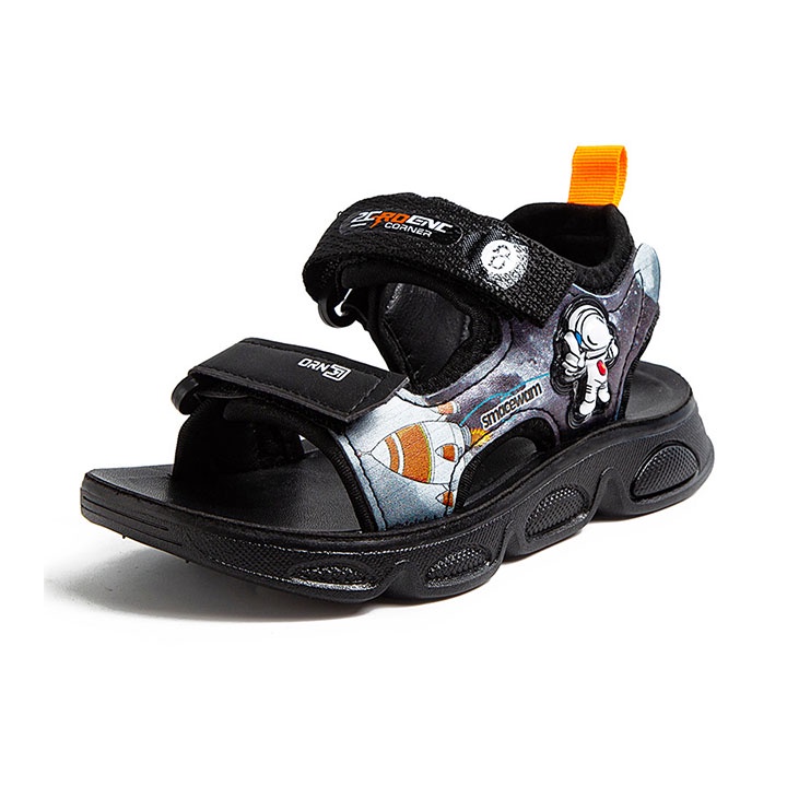 Giày sandal cho bé trai từ 3-10 tuổi họa tiết phi hành gia SA09(form nhỏ)