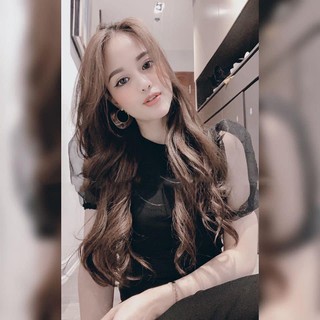 Váy body tay phối voan tơ