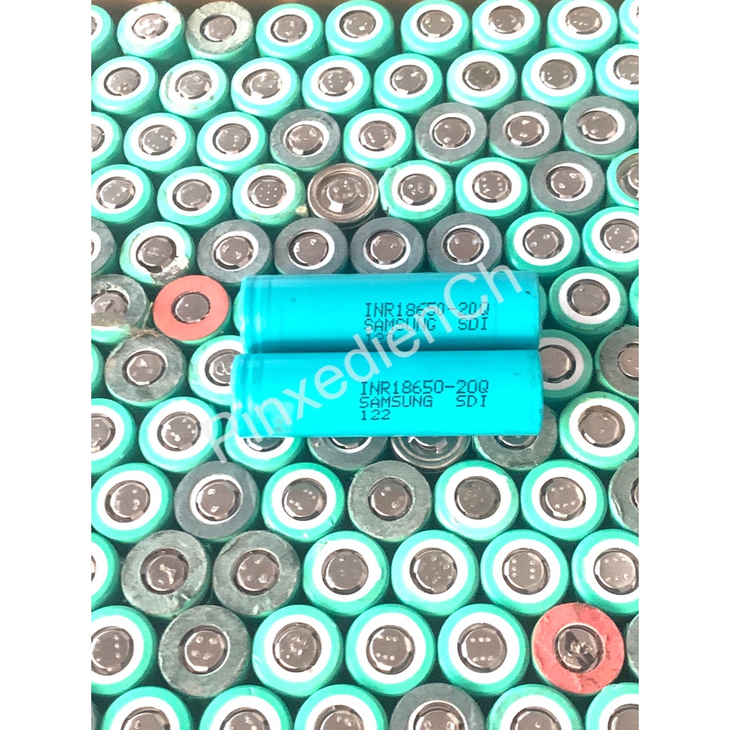 Pin Samsung xả cao 15A, INR18650 - 20Q, chính hãng , tháo thiết bị, dùng cho máy công cụ