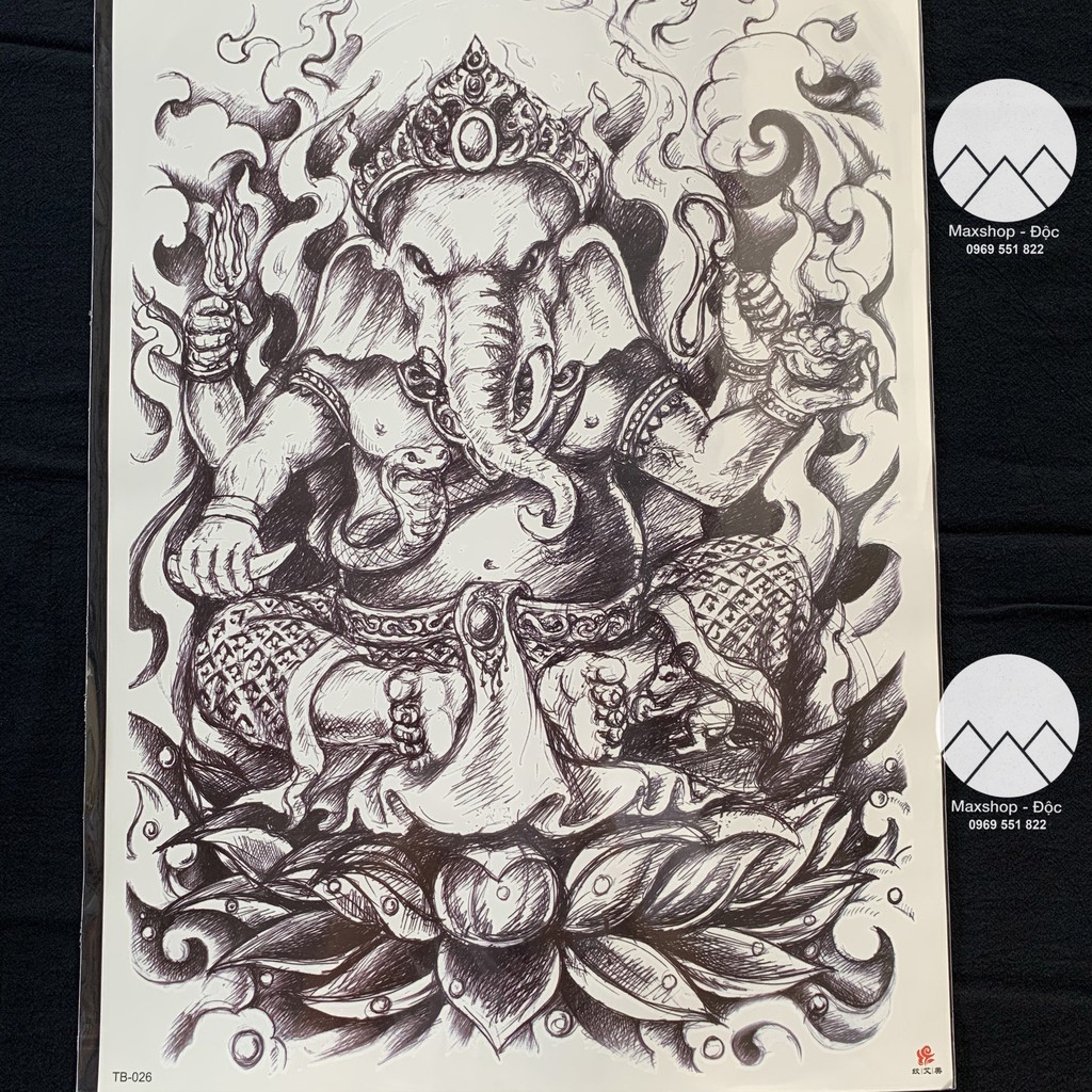 HÌNH XĂM GIẢ TATOO RỒNG PHƯỢNG KÍN LƯNG (Được chọn mẫu)