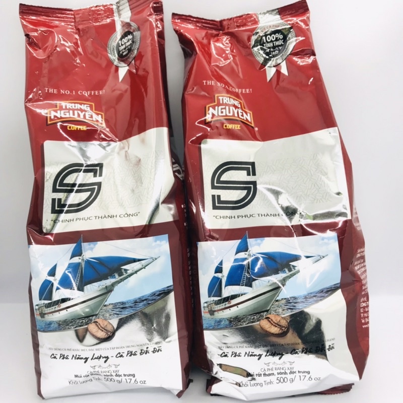 Cà Phê Chữ S Trung Nguyên Legend Rang Xay (Hộp 500gr)
