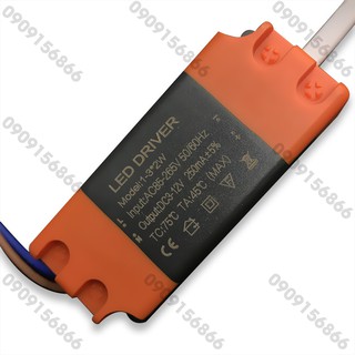 Driver chấn lưu 3 màu 3w 7w 12w 24w / nguồn tăng phô 3 màu