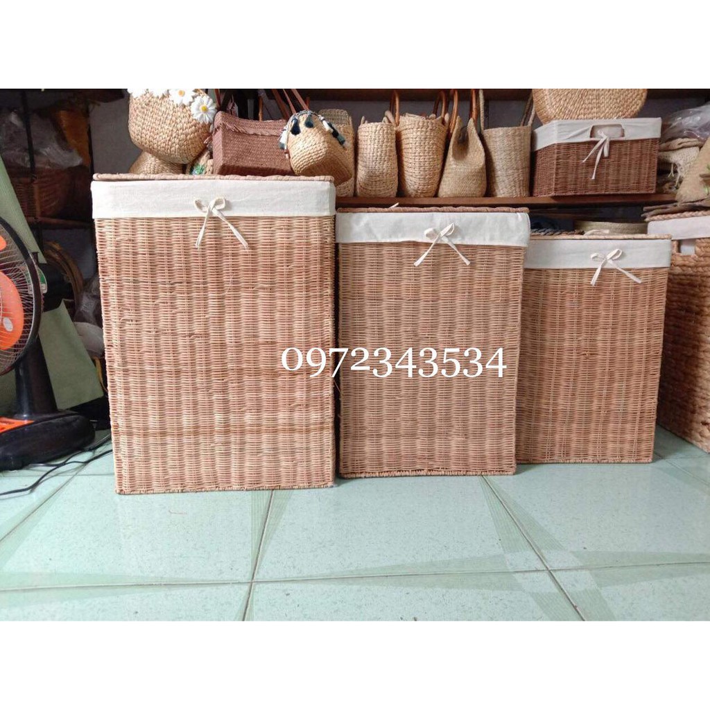 Sọt mây vuông- Hàng giao shop dư