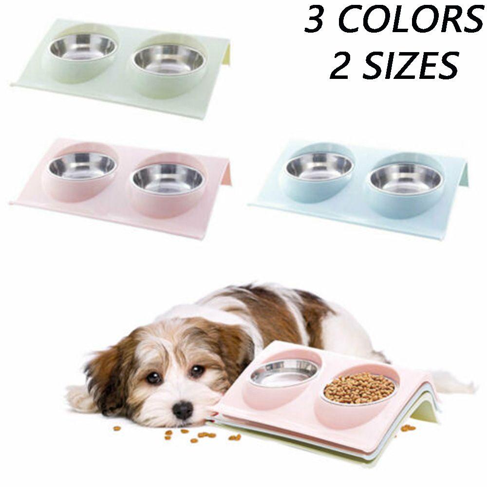 Tô Đựng Thức Ăn &amp; Nước Uống Bằng Nhựa Chống Trượt Cho Thú Cưng