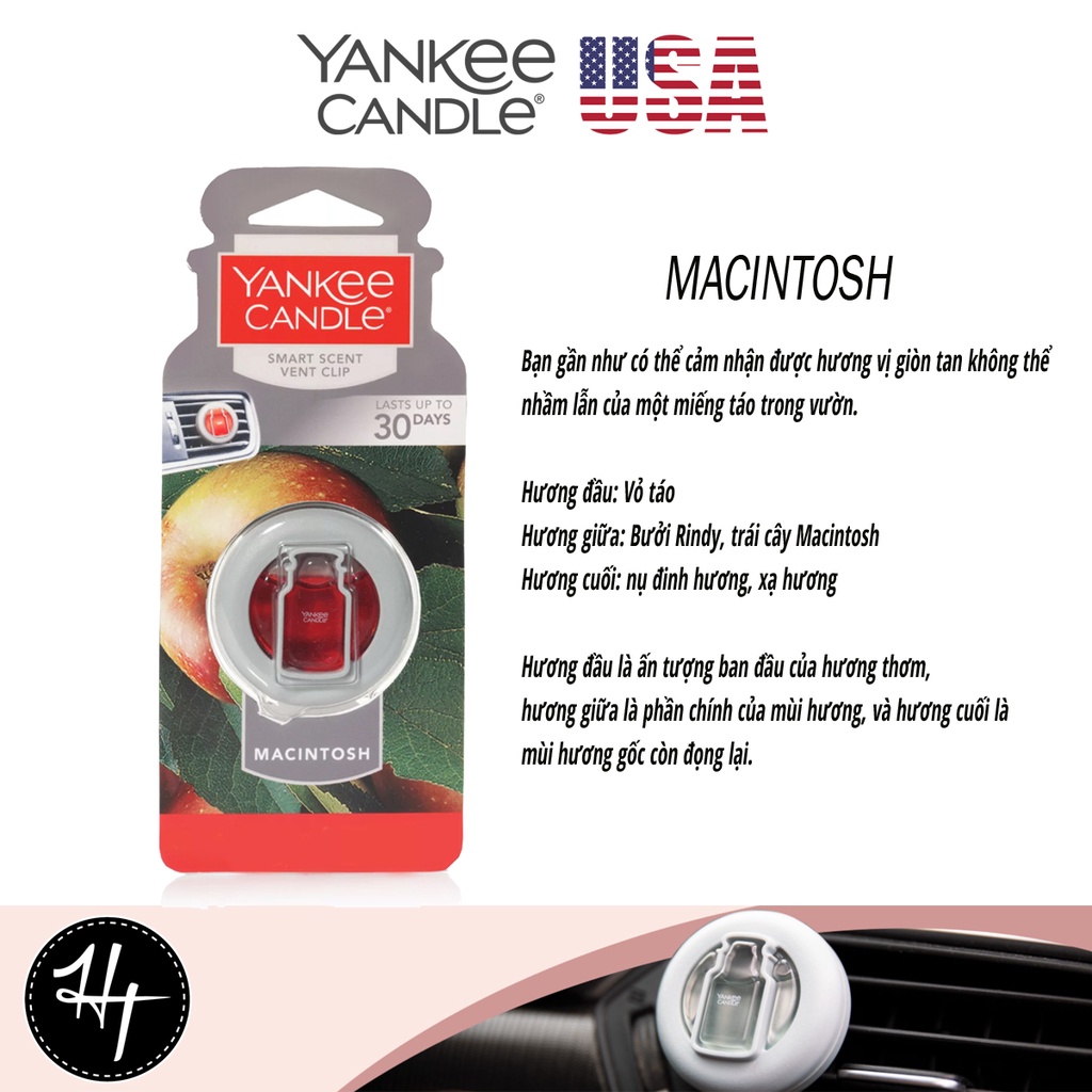 KẸP THƠM XE Ô TÔ YANKEE CANDLE | BigBuy360 - bigbuy360.vn