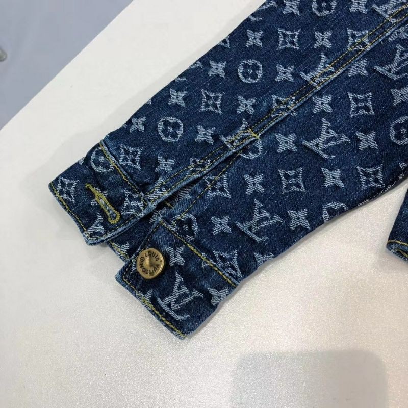 Áo khóa jeans thời trang LV Nigo Human Virgil