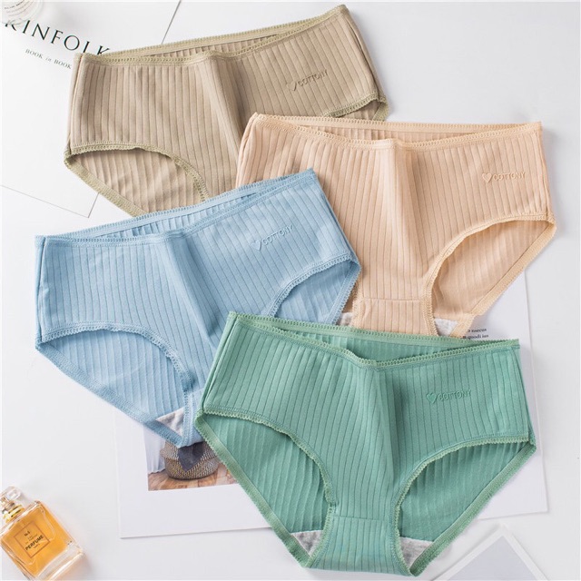 Quần Lót Nữ Cotton Thời Trang Thoáng Khí Kháng Khuẩn QL007 | BigBuy360 - bigbuy360.vn