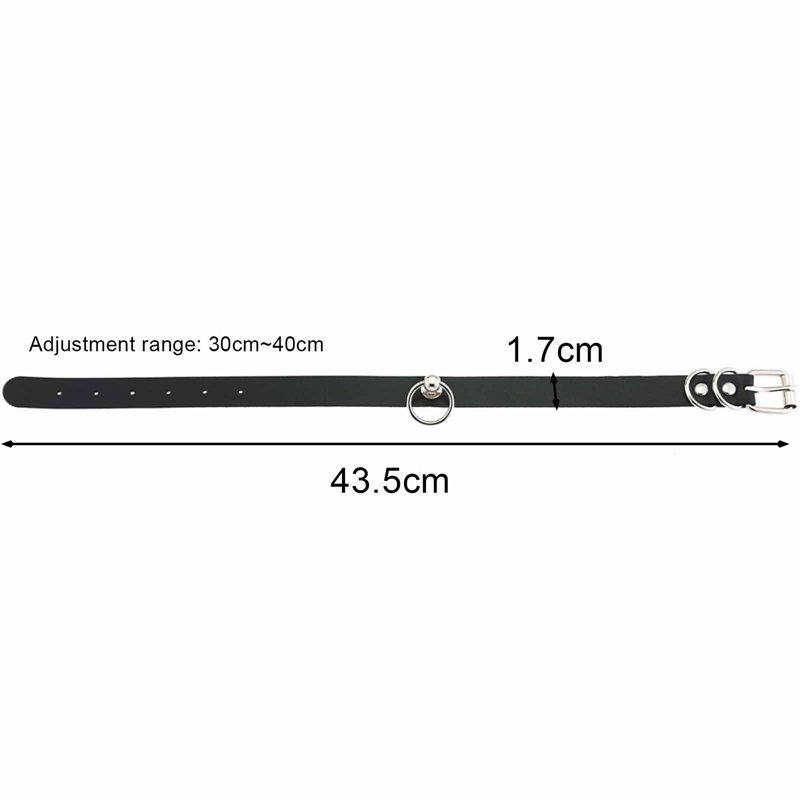 Vòng Cổ Choker Da PU Mặt Hình Anime Thời Trang Phong Cách Punk Cho Nam