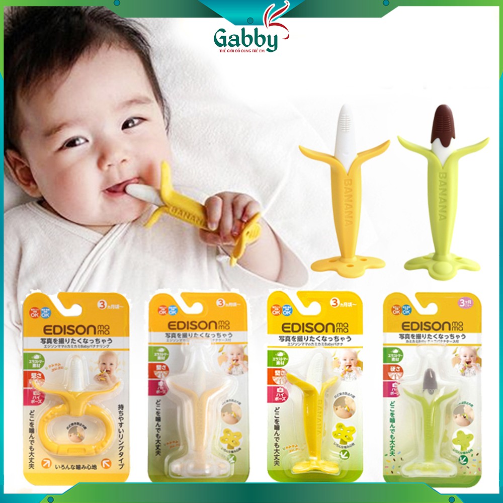 GẶM NƯỚU CHO BÉ EDISON MAMA HÌNH CHUỐI/ DÂU/ TÁO/ DƯA HẤU