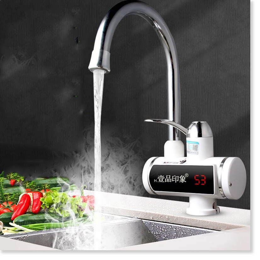 Vòi Lavabo Cao CấpChống giậtlàm nóng trực tiếp tại vòi, tiết kiệm điện và nước, có Rơ-le chống giật an toàn.