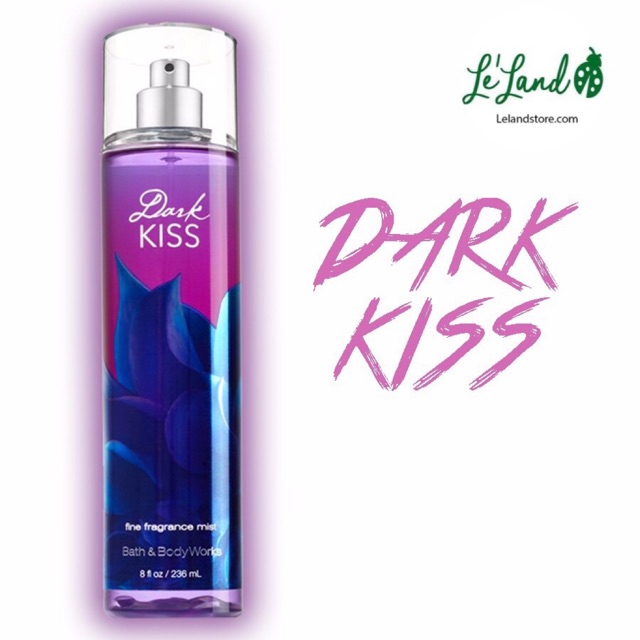 Bill US - Săn Sale 50% - Xịt thơm Dark Kiss Fine Fragrance Mist Bath and Body Works 236ml