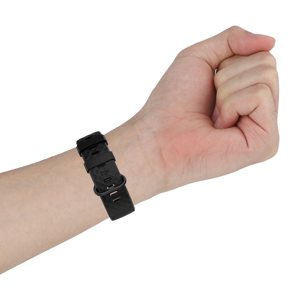 Dây Đeo Thay Thế Chất Liệu Silicon Màu Trơn Cho Fitbit Charge 4 3 Se