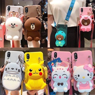 Ốp Điện Thoại Ví Tiền Xu Hoạt Hình Dễ Thương Cho OPPOR9 R9m / R9s R9plus R9st / R9tm