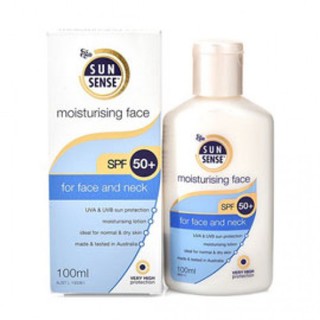 Kem Chống Nắng Sunsense Moisturising Daily Face and neck spf 50+ Sunscreen 100ml - Hàng xách tay Úc