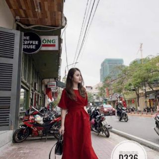 ĐẦM SUÔNG CỘT EO BIGSIZE D336