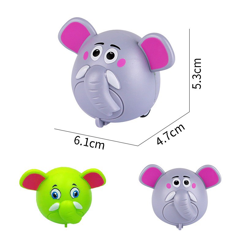 [Combo 6 con] Động vật chạy đà mini size cho bé từ 6 tháng tuổi trở lên - DOZKIDZ