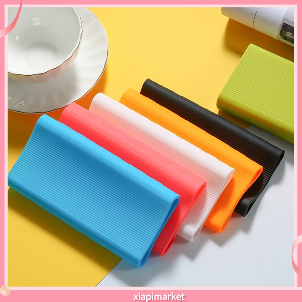 Vỏ Bọc Pin Sạc Dự Phòng Xiaomi Power Generation 3 20000mah Bằng Silicon Chống Trượt