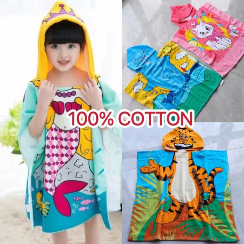 Ninikids:CHỌN MẪU Khăn tắm Xô bamboo có mũđồ dùng sơ sinh trẻ em