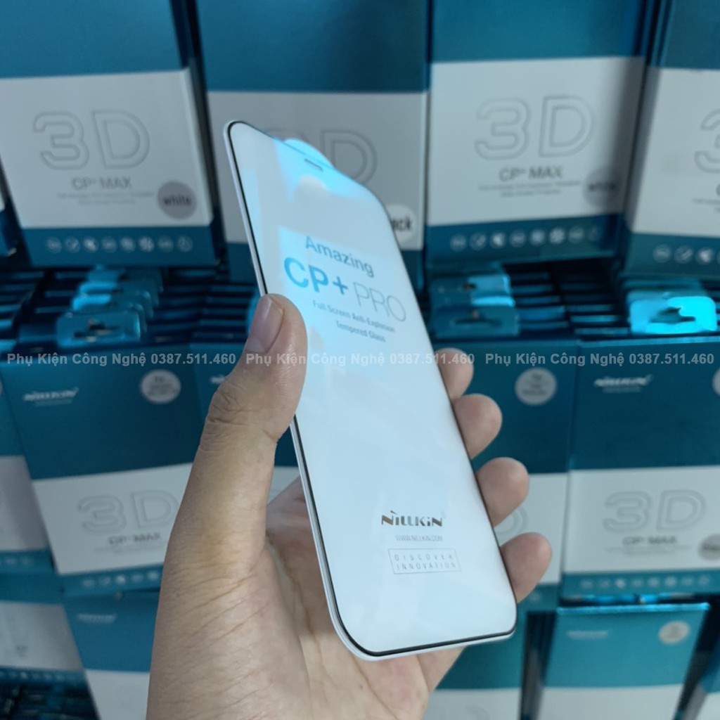 Kính cường lực full màn hình Nillkin CP+ Pro cho Iphone 12 Pro , 12 Promax , 13 Promax