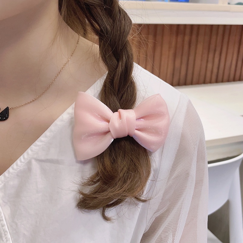 Kẹp tóc hình nơ nhiều hoạ tiết và màu tuỳ chọn thời trang Hàn Quốc cho bé gái