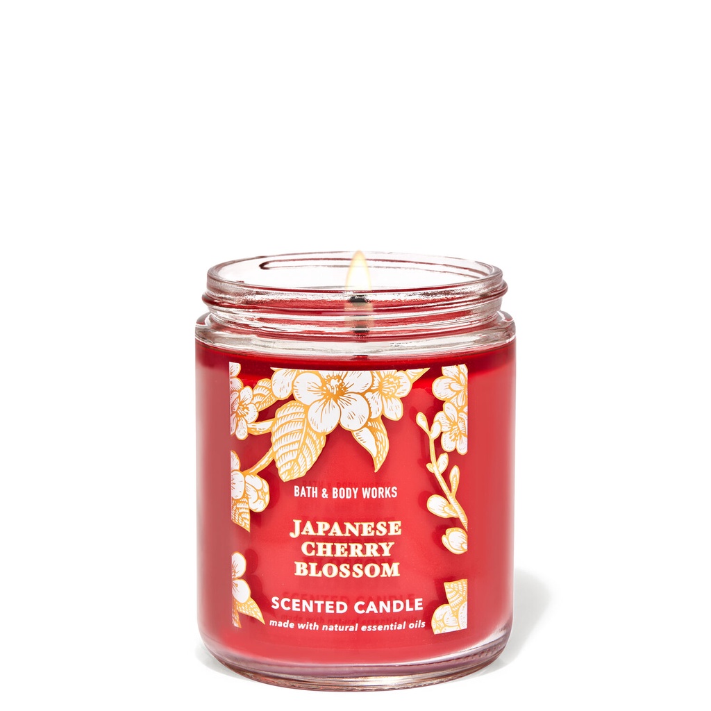 ( Có quà tặng) 1-Wicked Candle Nến thơm 1 bấc Bath And Body Works Thơm phòng, thư giãn sâu, giảm Stress