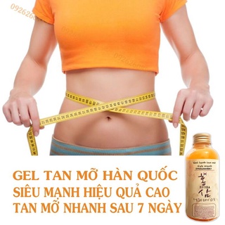 Gel Tan Mỡ Cấp Tốc Hàn Quốc Tặng Đai Nịt Bụng